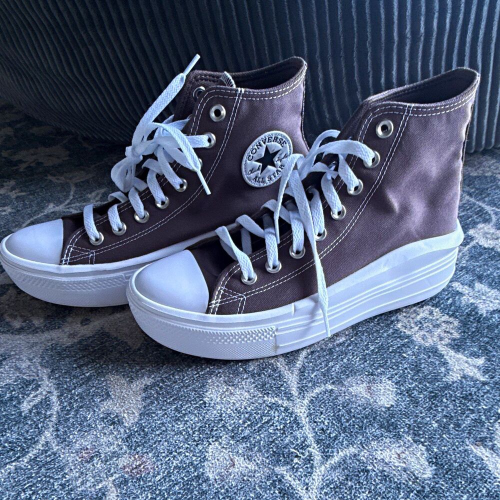Converse Chuck Taylor All Star Move Platform High Top Brazil Nut/White woman 9.5